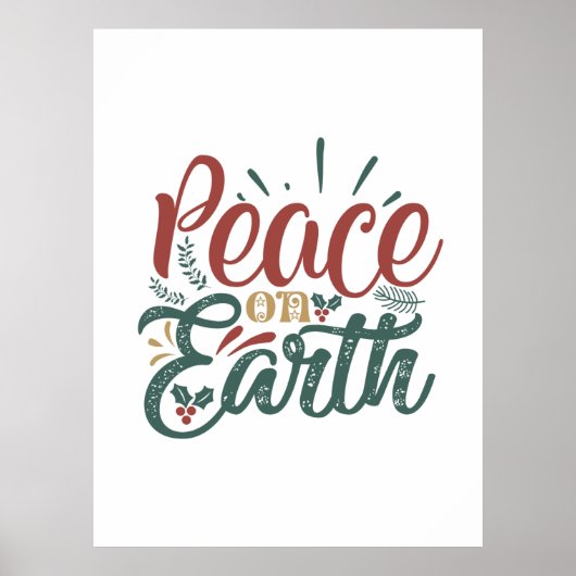 クリスマスギフト | Peace On Earth ポスター (正面)