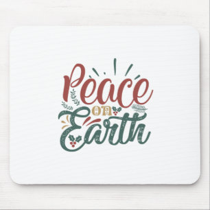 クリスマスギフト Peace On Earth マウスパッド