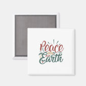 クリスマスギフト | Peace On Earth マグネット (正面/裏面)