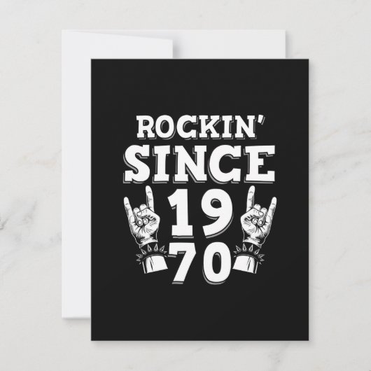 クリスマスギフト | Rockin 1970年以降 サンキューカード (正面)