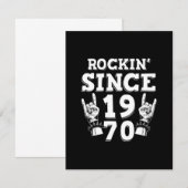 クリスマスギフト | Rockin 1970年以降 サンキューカード (正面/裏面)