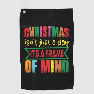 クリスマスギフトChritsmasは1日ではない ゴルフタオル