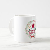 クリスマスギフトTシャツ コーヒーマグカップ (正面左)