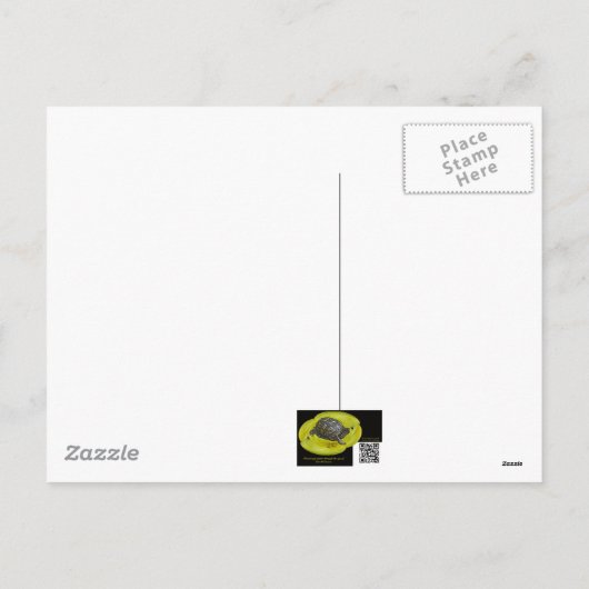 クリスマスギブスダーターヴィンテージサルタータールアー シーズンポストカード (裏面)