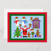 クリスマスギャザリング#2はがき ポストカード (正面/裏面)