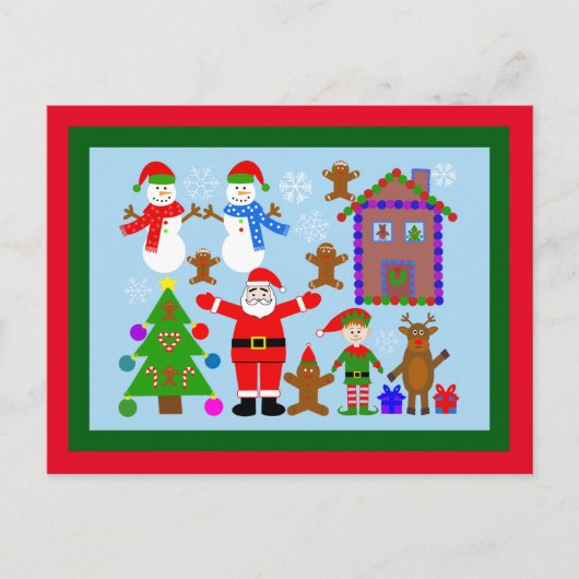 クリスマスギャザリング#2はがき ポストカード (正面)