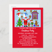 クリスマスギャザリング#2招待状はがき インビテーションポストカード (正面/裏面)