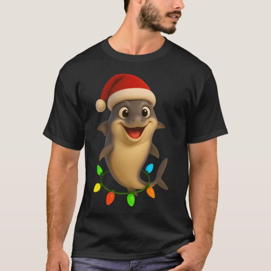 クリスマスギンザメ Tシャツ (正面)
