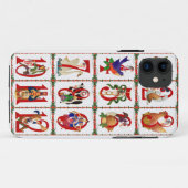 クリスマスクィルトプリントギフト 12日間 Case-Mate iPhoneケース (裏面(横))
