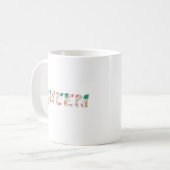 クリスマスクイーン コーヒーマグカップ (正面左)