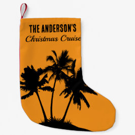 クリスマスクカリブのルーズパームツリーズ スモールクリスマスストッキング