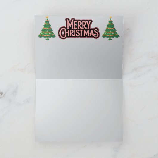 クリスマスクジラ カード (内部)