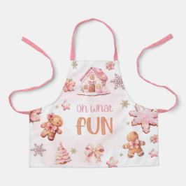 クリスマスクッキーああ何おもしろい誕生日パーティー エプロン