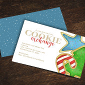クリスマスクッキーお洒落スウィートホリデーカワイイおもしろい 招待状