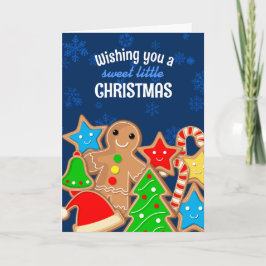 クリスマスクッキーお菓子チョコレートホリデーベーキング シーズンカード