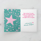 クリスマスクッキーお菓子チョコレートホリデーベーキング シーズンカード (内部)