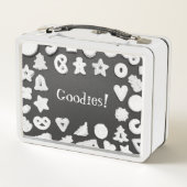 クリスマスクッキーかわいい メタルランチボックス (裏面)