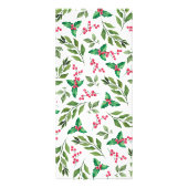 クリスマスクッキーとカクテルホリデーパーティーメニュー ラックカード (裏面)