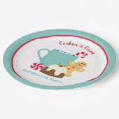 クリスマスクッキーとココア ペーパープレート (アングル)