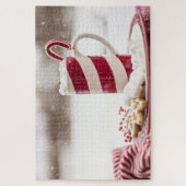 クリスマスクッキーとホットココアジグソーパズル ジグソーパズル (縦)