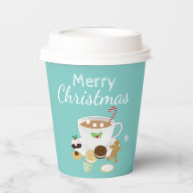 クリスマスクッキーとホットチョコレートの休日