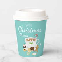 クリスマスクッキーとホットチョコレートの休日