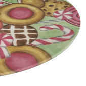 クリスマスクッキーのキッチンカッティングボードギフト カッティングボード (角)