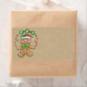 クリスマスクッキーのギフトラベル – 大 ラベル (インサイチュ)