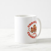 クリスマスクッキーのクルーファミリー コーヒーマグカップ (正面右)