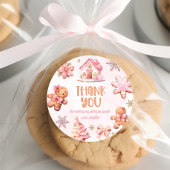 クリスマスクッキーのデコレーション感謝していパーティーユー ラウンドシール