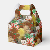 クリスマスクッキーのパターン フェイバーボックス (裏面サイド)