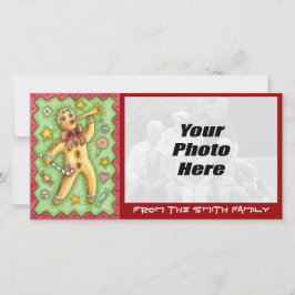 クリスマスクッキーのフォトカード – 新規 シーズンカード