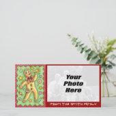 クリスマスクッキーのフォトカード – 新規 シーズンカード (スタンド正面)