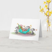 クリスマスクッキーのホイスト カード (黄色い花)