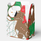 クリスマスクッキーのホリデーパーティーのお気に入り フェイバーボックス (オープン)