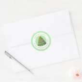 クリスマスクッキーの丸シール ラウンドシール (封筒)
