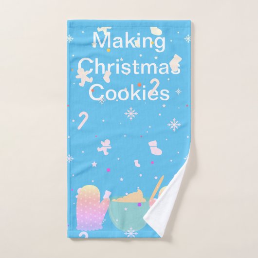 クリスマスクッキーの作成 ハンドタオル (ハンドタオル)