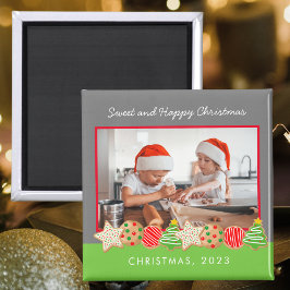 クリスマスクッキーの写真 マグネット