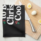 クリスマスクッキーの家族を焼く可能性が最も高い キッチンタオル (四つ折り)