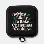 クリスマスクッキーの家族を焼く可能性が最も高い 鍋敷き (正面)