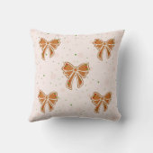 クリスマスクッキーの弓 クッション (裏面)