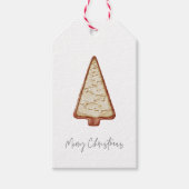 クリスマスクッキーの木 ギフトタグ (正面)