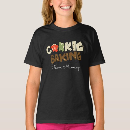 クリスマスクッキーの焼きチーム名コンテスト Tシャツ (正面)