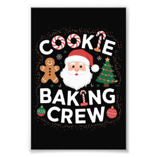 クリスマスクッキーの焼き方クルー ファミリークリスマス フォトプリント