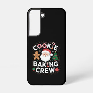 クリスマスクッキーの焼き方クルー ファミリークリスマス SAMSUNG GALAXY S22ケース