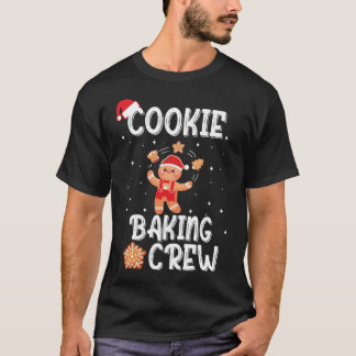 クリスマスクッキーの焼き菓子クルー 面白いパジャマ ファミリー Tシャツ