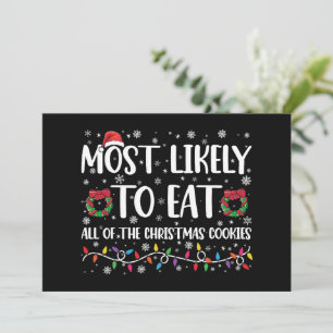 クリスマスクッキーを全部食べちゃうタイプ Xmas 招待状