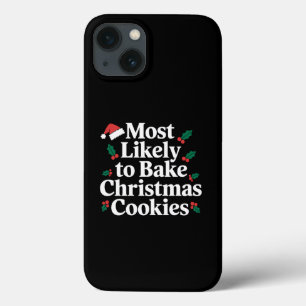 クリスマスクッキーを焼く可能性が最も高い家族 iPhone 13ケース