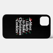 クリスマスクッキーを焼く可能性が最も高い家族 Case-Mate iPhoneケース (裏面 (横))