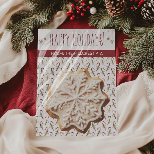クリスマスクッキーカードパーソナライズされた、ギフトカード 招待状